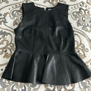 HM leather top